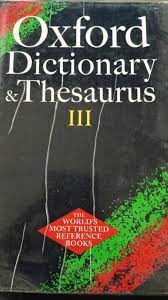 Oxford Dictionary & Thesaurus Paet 3